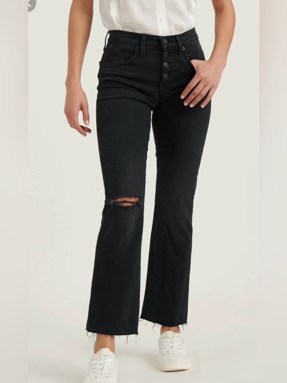 Lucky Brand Ava Mid Rise Crop Mini Boot ~ 8 / 29R